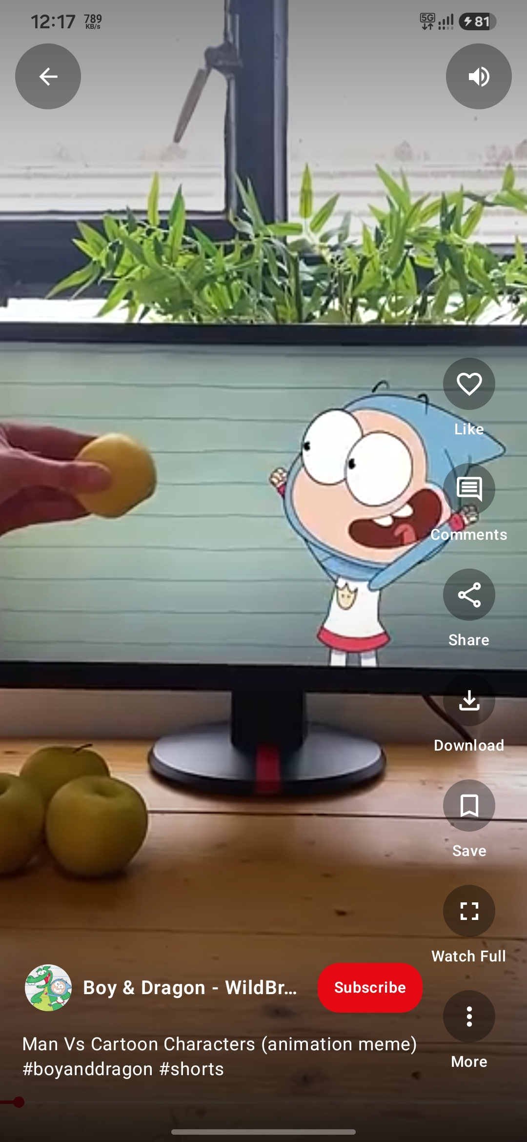 ZyvoTube Shorts screen